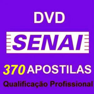 Dvd – 370 Apostilas – Cursos Profissionalizantes – Senai