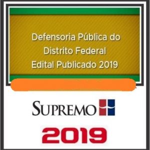 DPE-DF (DEFENSOR PÚBLICO) PÓS EDITAL SUPREMO 2019.1