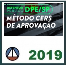 DPE SP – Método (Defensou Público São Paulo) CERS 2019.1