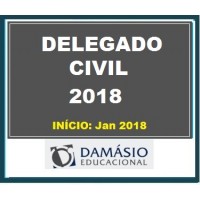 Delegado Civil Regular Delegado de Polícia Civil Damásio 2018.1
