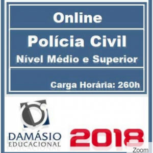 INTENSIVO POLÍCIA CIVIL (NÍVEL MÉDIO E SUPERIOR) DAMÁSIO 2018.2