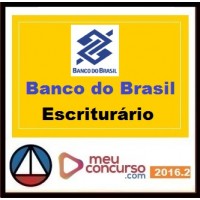 CURSO PARA CONCURSO BANCO DO BRASIL CARGO DE ESCRITURÁRIO MEU CONCURSO 2016