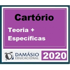 Cartórios Teoria + Matérias Específicas Damásio 2020.1