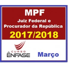 CURSO MAGISTRATURA FEDERAL E MPF – ENFASE 2017/2018