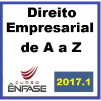 Curso Para Direito Empresarial de A a Z Enfase 2017