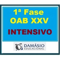 Intensivo OAB | 1ª Fase | XXV Exame | Reprise | Entrada Módulo II | Tarde – 07857 – SAT OAB – 1ª Fase XXV Exame Intensivo Modular II+I Noturno | Damásio 2018.1