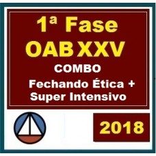 COMBO: SUPERINTENSIVO + FECHANDO ÉTICA – OAB 1ª FASE XXV EXAME DE ORDEM UNIFICADO CERS