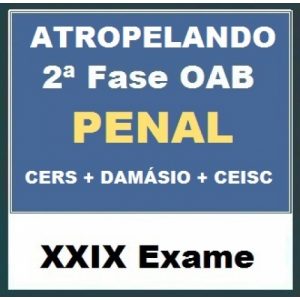 ATROPELANDO 3X1 – 2ª Fase OAB XXIX Exame – DIREITO PENAL (CERS + DAMÁSIO + CEISC) 2019.2