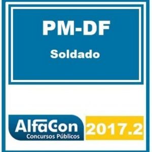 PM DF SOLDADO DA POLICIA MILITAR DO DF ALFACON 2017.2