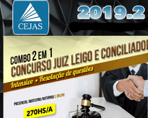 TJ-BA Tribunal de Justiça da Bahia – JUIZ LEIGO E CONCILIADOR Pós-Edital Teórico Extensivo e Resolulção de Questões Cejas 2019.2